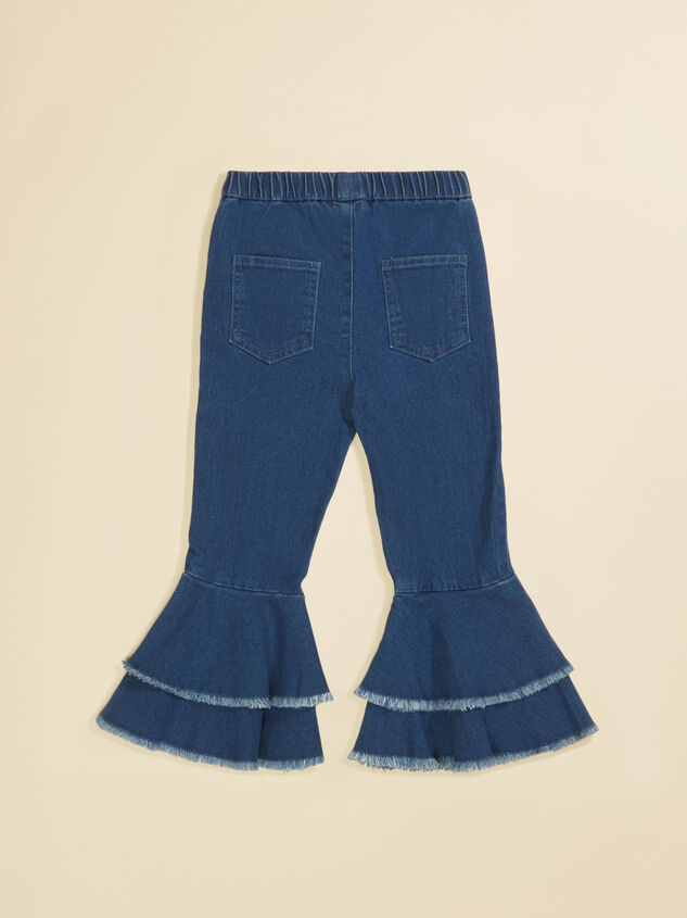Juniper Toddler Tiered Flares Detail 3 - TULLABEE