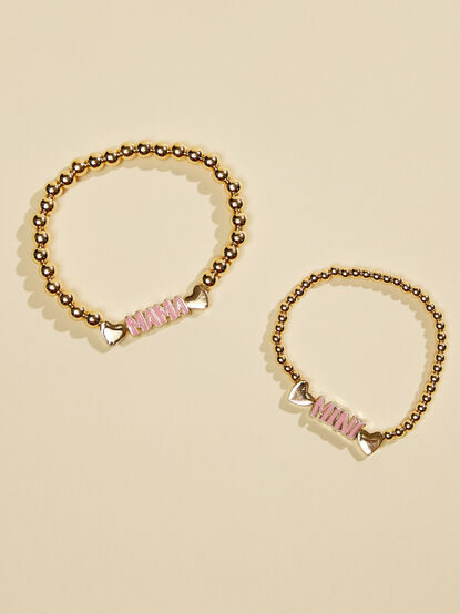 Mama & Mini Beaded Bracelet Set - TULLABEE