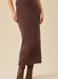 Shay Knit Midi Skirt Detail 3 - TULLABEE