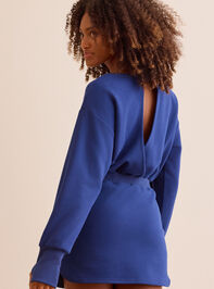 Momentum Sweatshirt Dress Detail 2 - TULLABEE