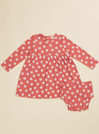 Daisy Dot Dress Set Detail 2 - TULLABEE