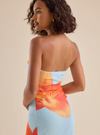 Ariana Floral Maxi Dress Detail 5 - TULLABEE