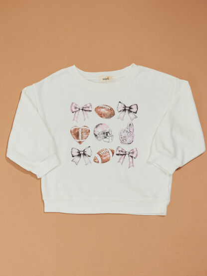 Game Day Grid Sweatshirt - TULLABEE