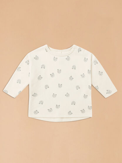 Bear Bud Relaxed Sweatshirt by Quincy Mae - TULLABEE