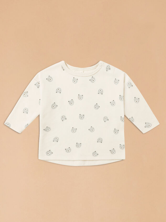 Bear Bud Relaxed Sweatshirt by Quincy Mae - TULLABEE