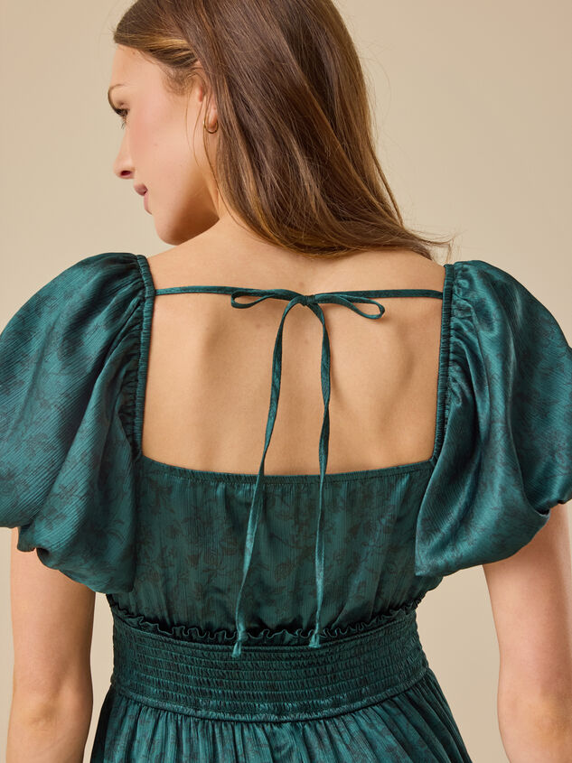 Maya Floral Maxi Dress Detail 5 - TULLABEE