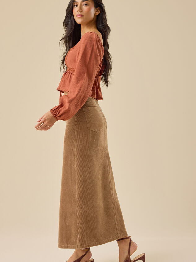 Blair Balloon Sleeve Babydoll Top Detail 4 - TULLABEE