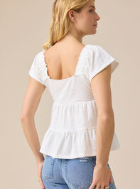 Leylani Tiered Babydoll Top Detail 4 - TULLABEE