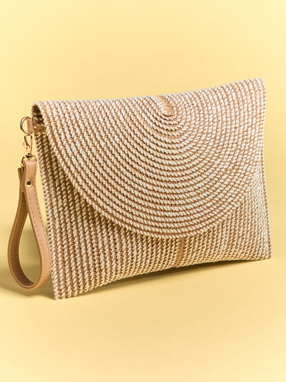 Woven Envelope Crossbody - TULLABEE