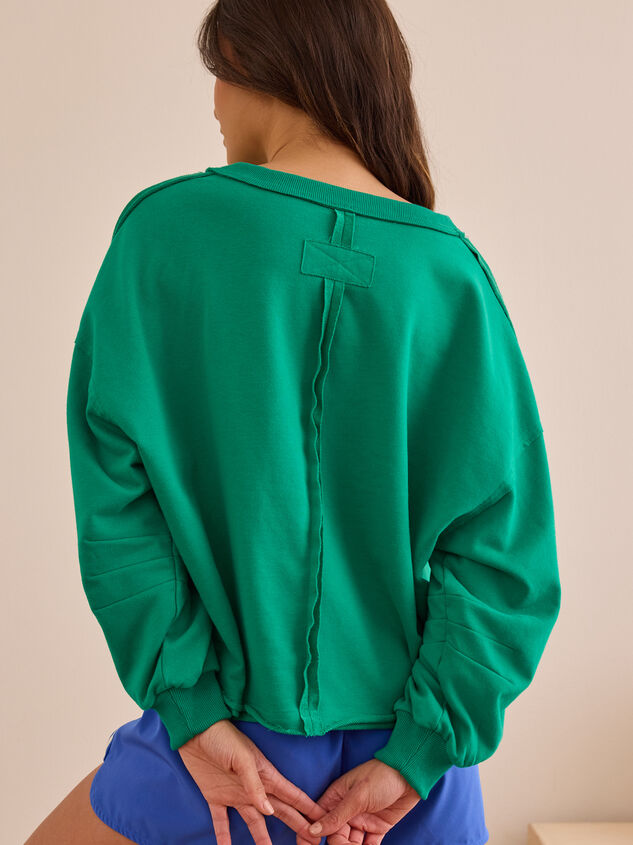 Reform and Ease V-Neck Pullover Detail 4 - TULLABEE