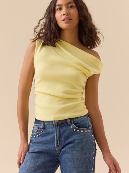 Madelyn One Shoulder Tank - TULLABEE