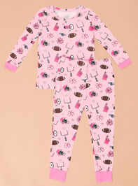 Kickoff Kisses Lounge Set - TULLABEE