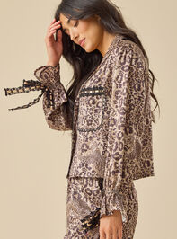 Miller Cheetah Sleep Top Detail 6 - TULLABEE