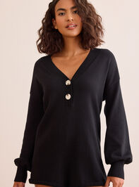 Cabin Cozy Knit Romper Detail 2 - TULLABEE