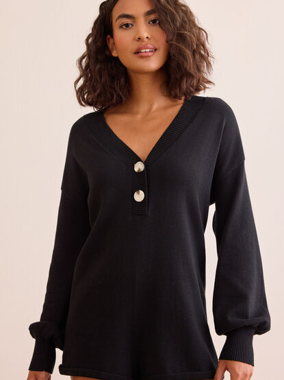 Cabin Cozy Knit Romper - TULLABEE