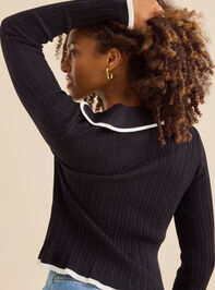 Gianna Ribbed Top Detail 5 - TULLABEE