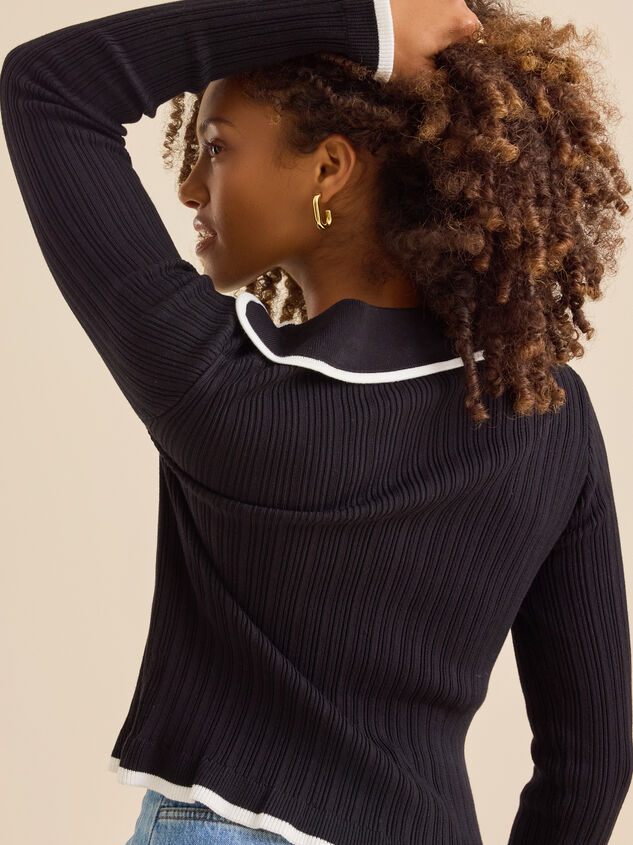 Gianna Ribbed Top Detail 5 - TULLABEE