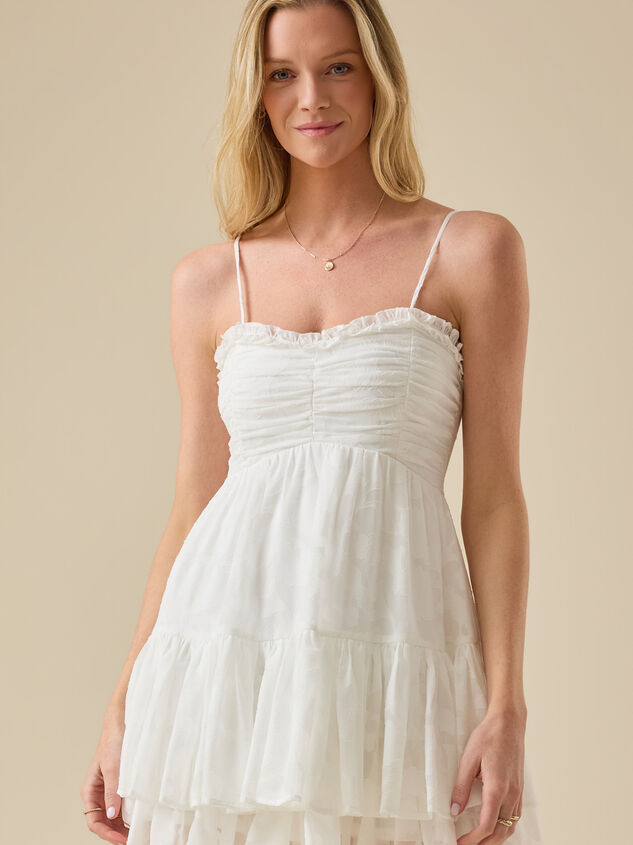 Harper Floral Mini Dress Detail 2 - TULLABEE