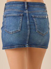 Miranda Denim Mini Skirt Detail 5 - TULLABEE