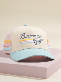 Striped Bronco Trucker Hat - TULLABEE
