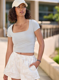 Square Up Short Sleeve Top - TULLABEE