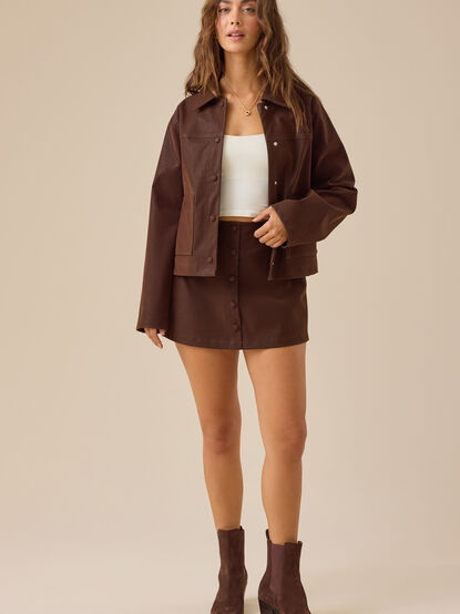 Iris Suede Jacket - TULLABEE