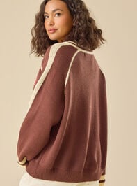 Lainey Western Patch Sweater Detail 5 - TULLABEE