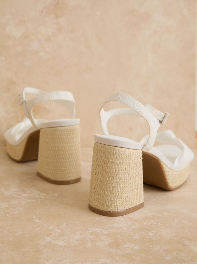 Hayleey Floral Wedges Detail 3 - TULLABEE