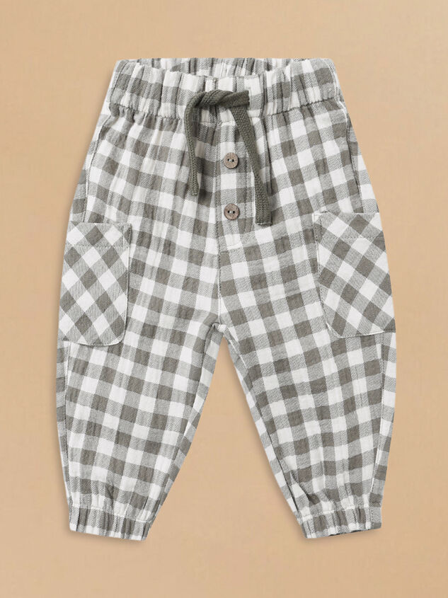 Landon Gingham Pant by Quincy Mae - TULLABEE