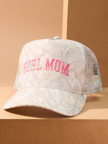 Girl Mom Embroidered Camo Hat - TULLABEE