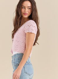 Lucia Tie Front Top Detail 3 - TULLABEE