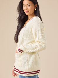 Nara Varsity Cardigan Detail 5 - TULLABEE