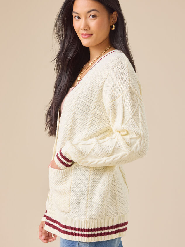 Nara Varsity Cardigan Detail 5 - TULLABEE