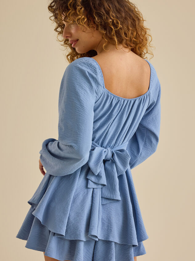 Iris Crossover Waist Romper Detail 2 - TULLABEE