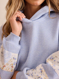 Champ Patchwork Hoodie Detail 3 - TULLABEE