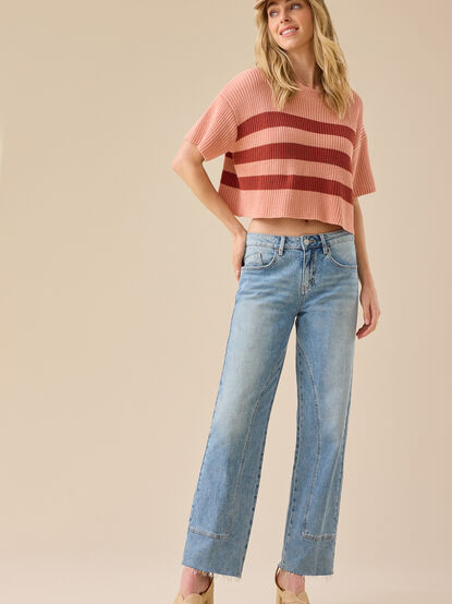 Sunny Cropped Jeans - TULLABEE