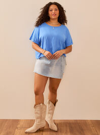 Michaela Boxy Tee Detail 2 - TULLABEE