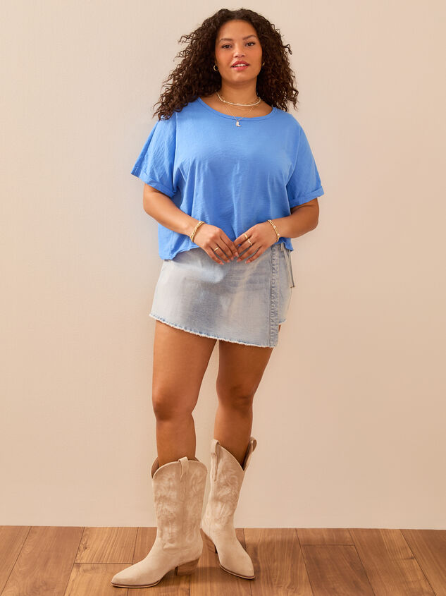 Michaela Boxy Tee Detail 2 - TULLABEE