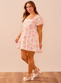 Carissa Floral Babydoll Dress Detail 5 - TULLABEE