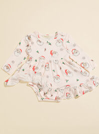 Vintage Santa Bodysuit Dress Detail 4 - TULLABEE