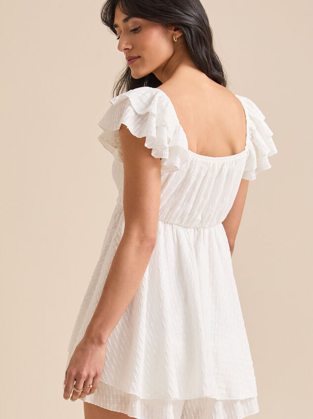 Anna Kaye Ruffled Romper Detail 4 - TULLABEE