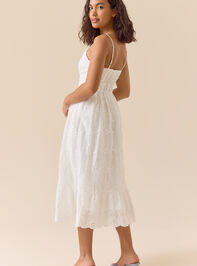 Calianna Embroidered Midi Dress Detail 4 - TULLABEE
