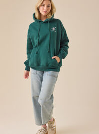 Do What Makes You Happy Oversized Hoodie Detail 3 - TULLABEE