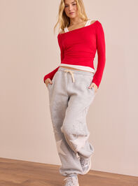 Double Layer Play Top Detail 2 - TULLABEE