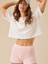 Misha Striped Micro Shorts - TULLABEE