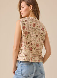 Dixie Patchwork Vest Detail 5 - TULLABEE