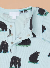 Barrett Bear Romper Detail 3 - TULLABEE