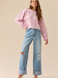 Josephina Thermal Lace Top Detail 2 - TULLABEE