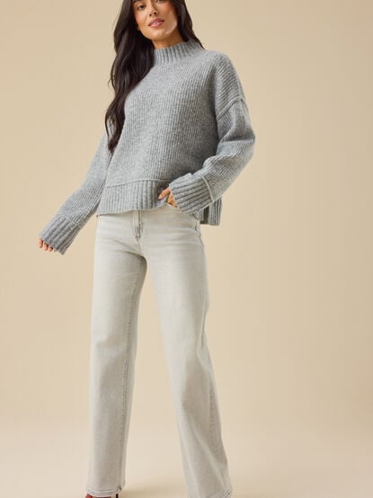 Wrenlee High Rise Wide Leg Jeans - TULLABEE