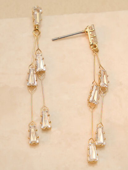 18K Gold Double Bar Earring - TULLABEE